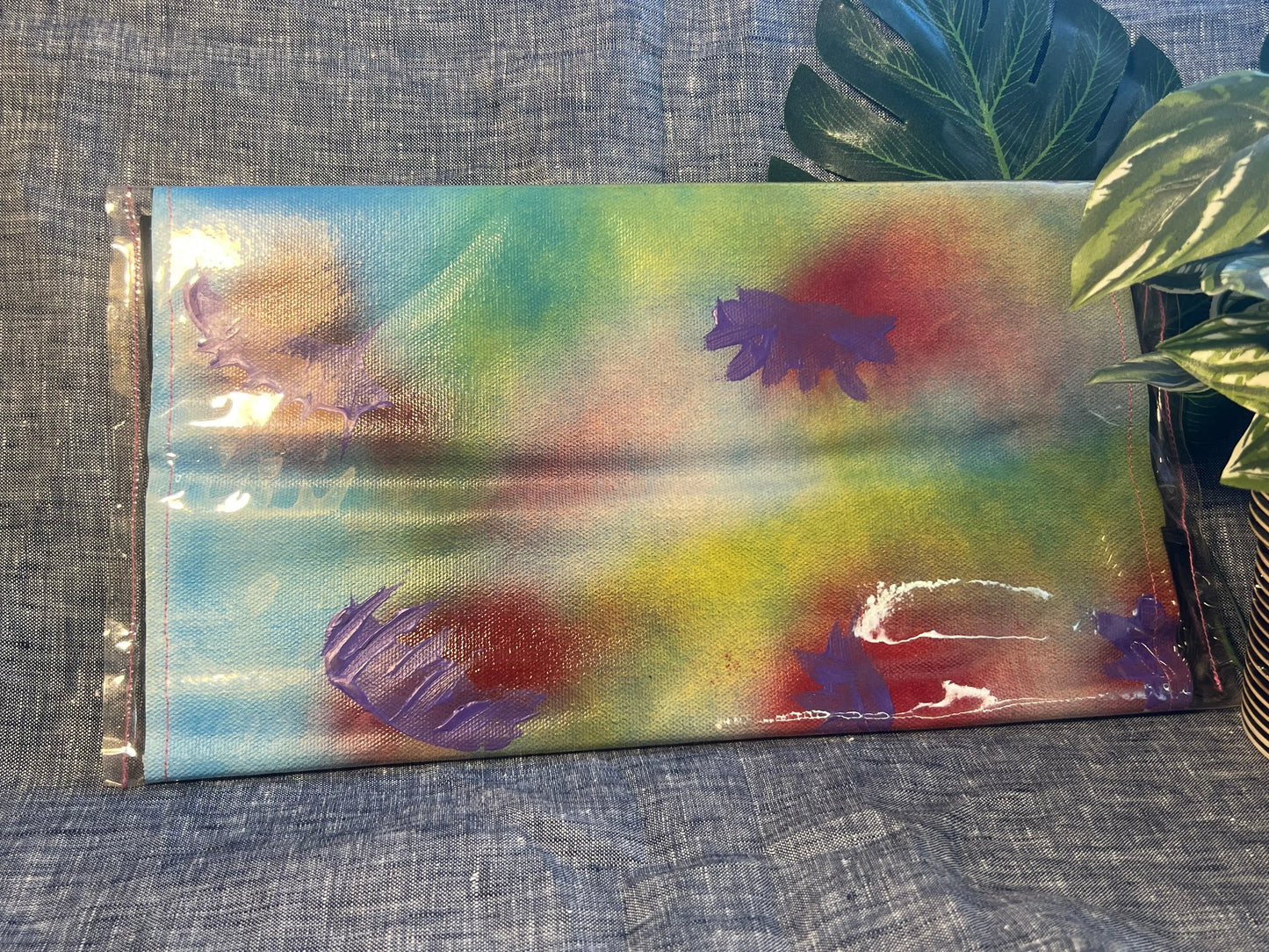 Large Canvas Clutch Bag Simply Cuteness - Jewellery & Clutches