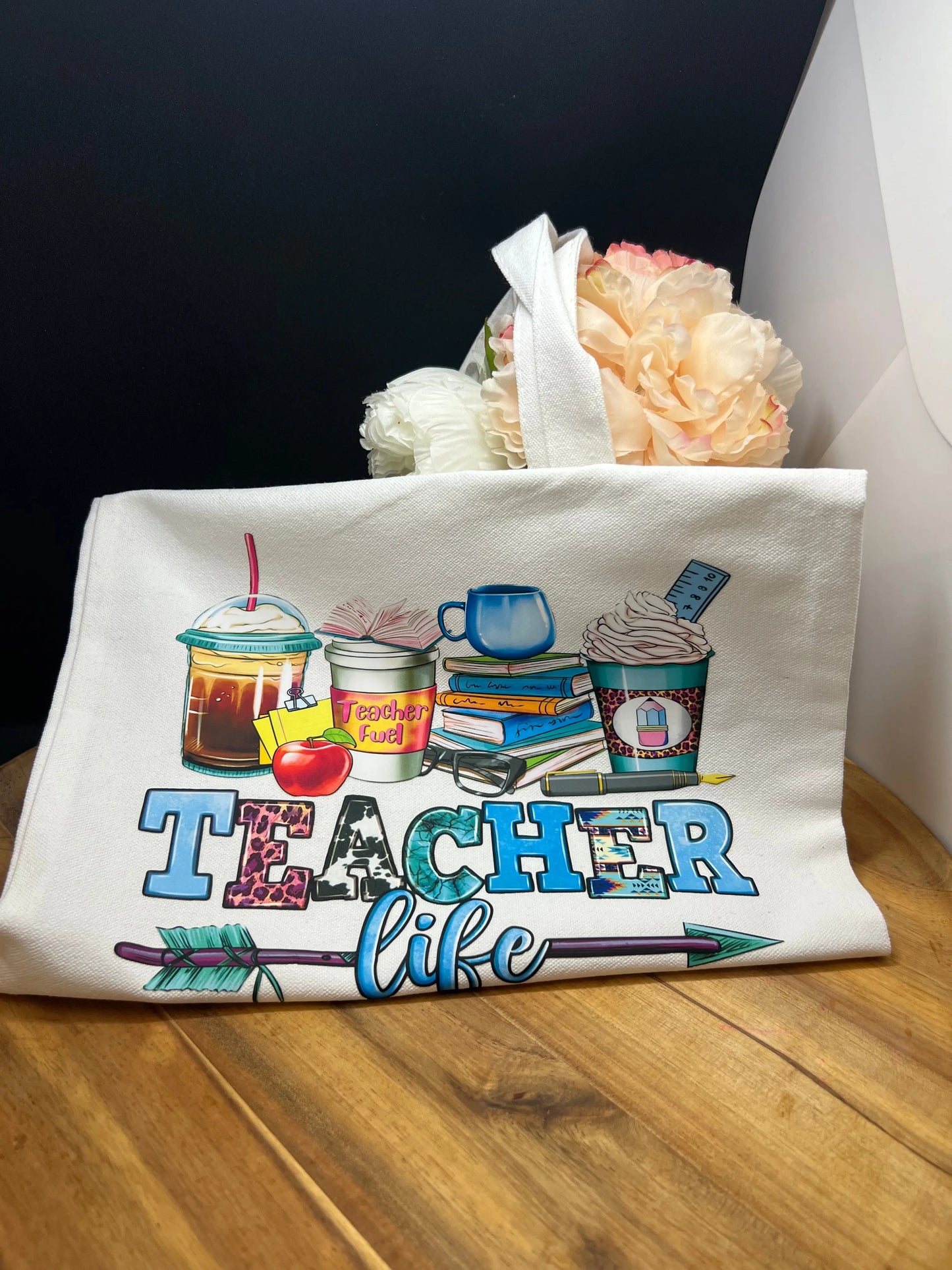 Canvas teacher tote The Teacher Collective