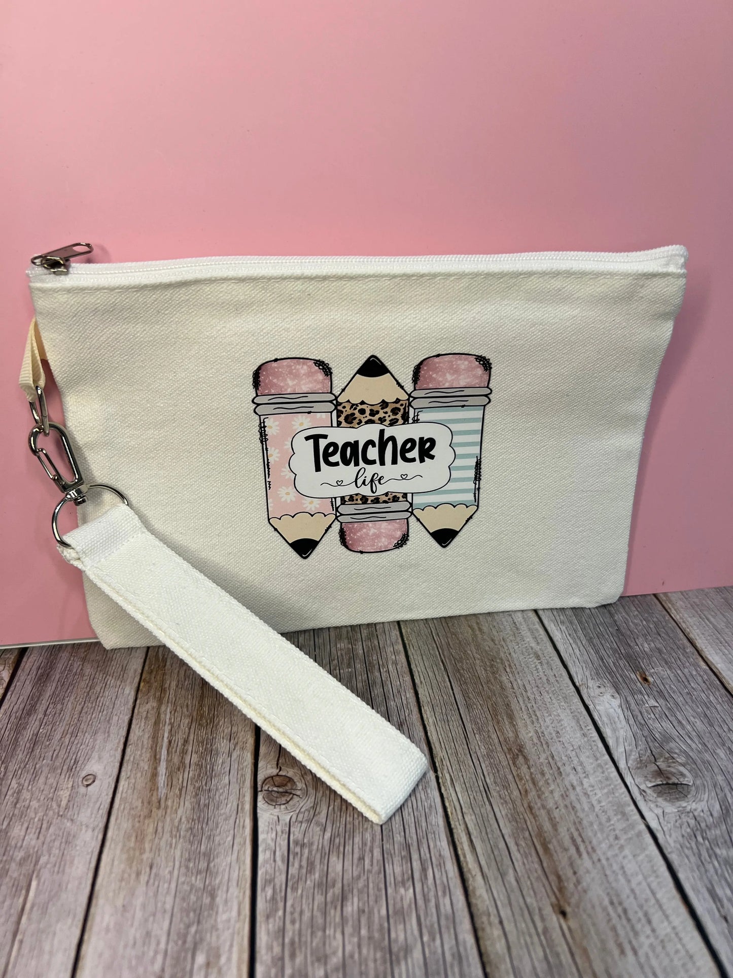 White canvas pouch The Teacher Collective