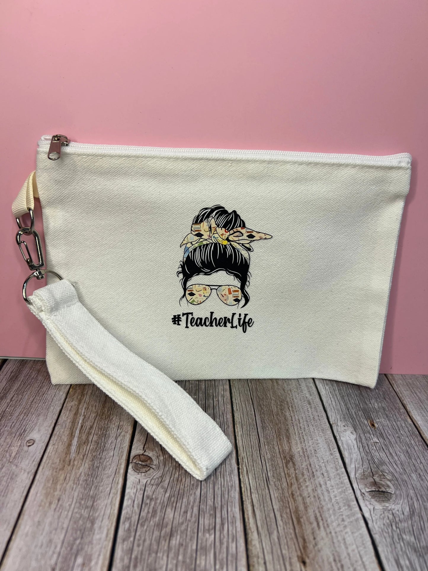 White canvas pouch The Teacher Collective