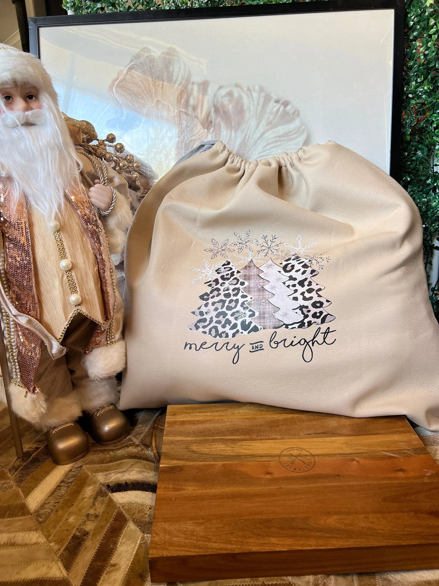 Extra large lined Santa sack The Teacher Collective