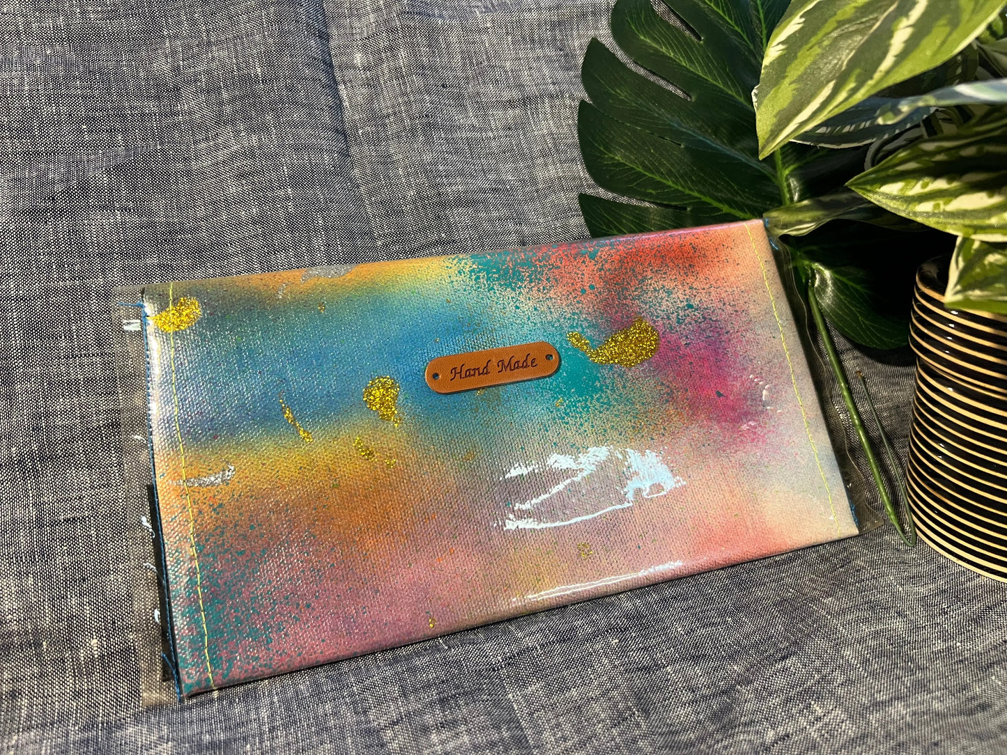 Small canvas clutch Simply Cuteness - Jewellery & Clutches