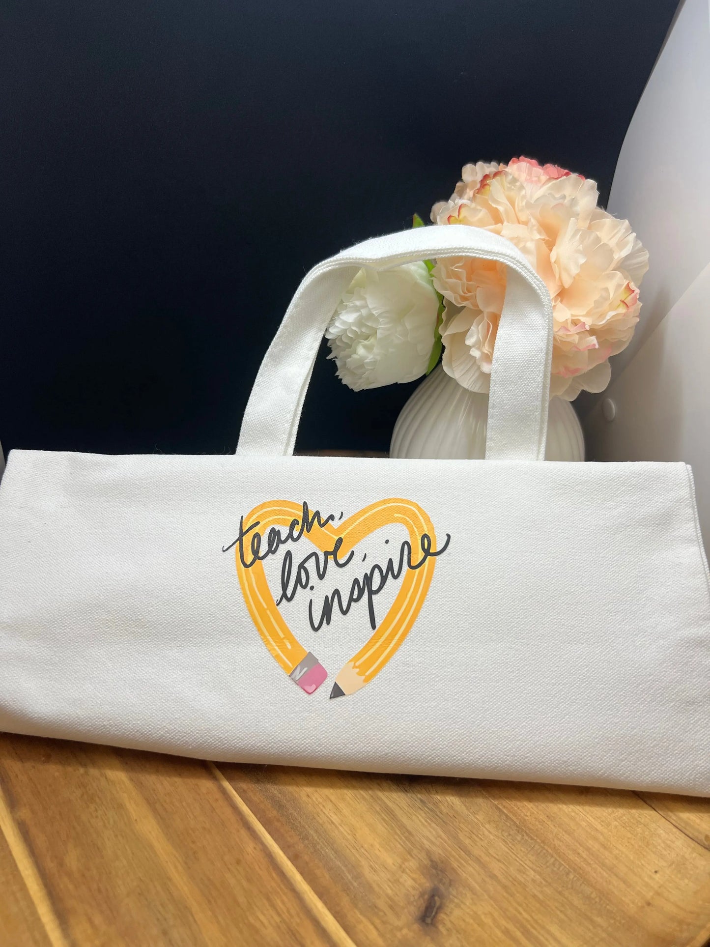 Canvas teacher tote The Teacher Collective