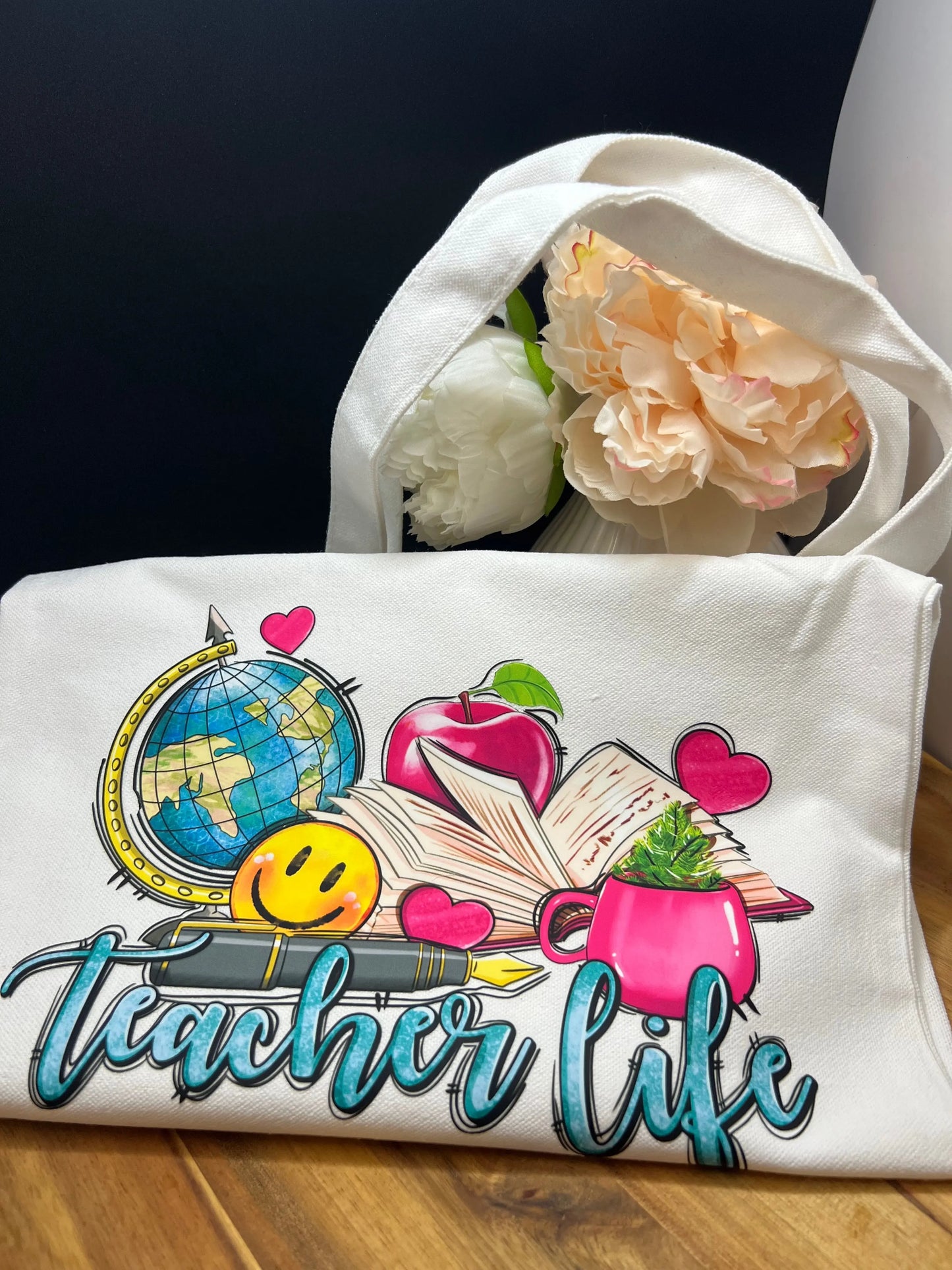 Canvas teacher tote The Teacher Collective