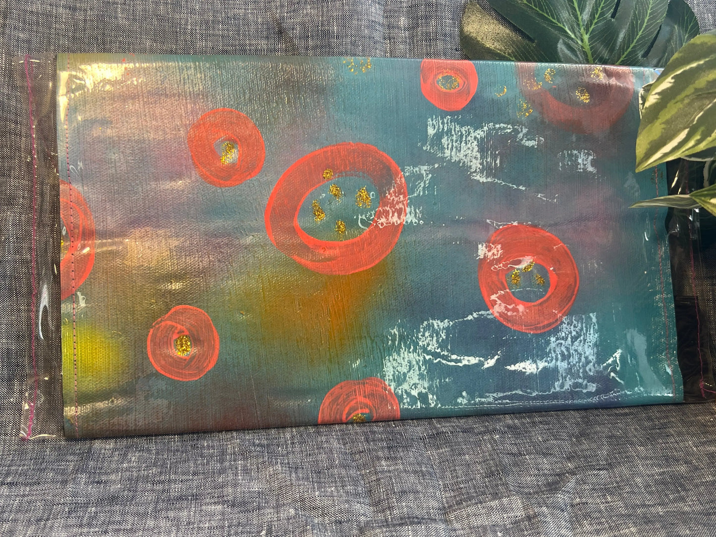 Large hand painted clutch bag Simply Cuteness - Jewellery & Clutches