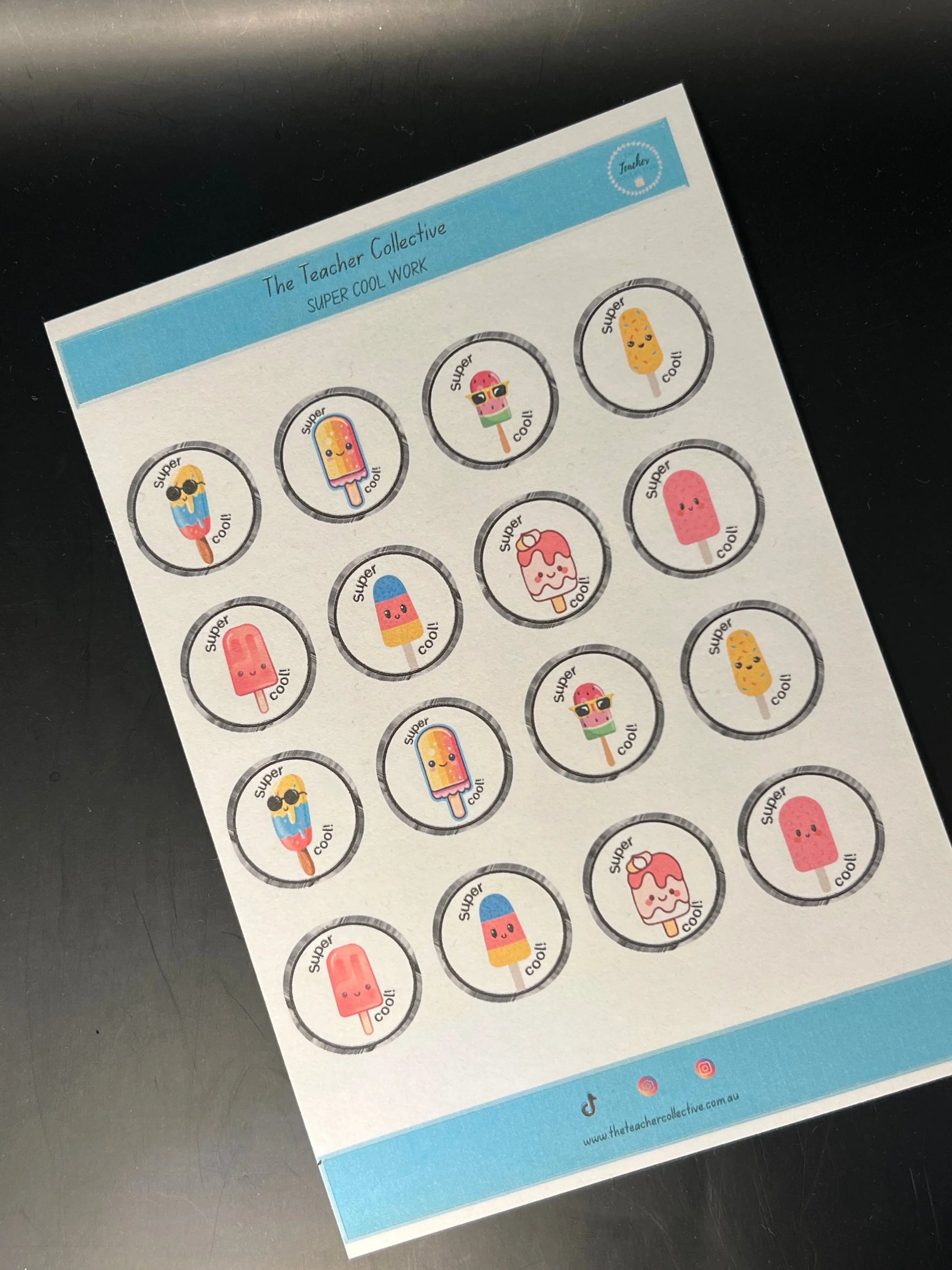 Popsicle Stickers The Teacher Collective
