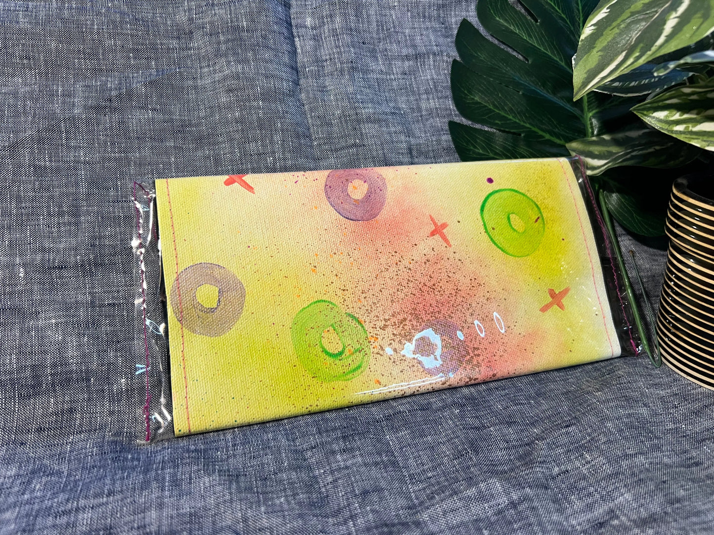 Small canvas clutch Simply Cuteness - Jewellery & Clutches