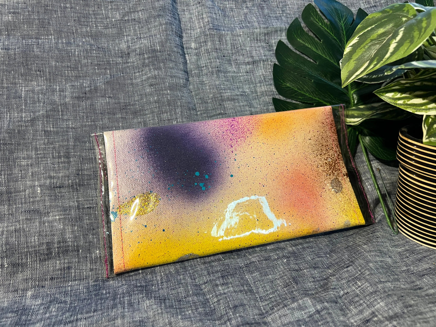 Small canvas clutch Simply Cuteness - Jewellery & Clutches