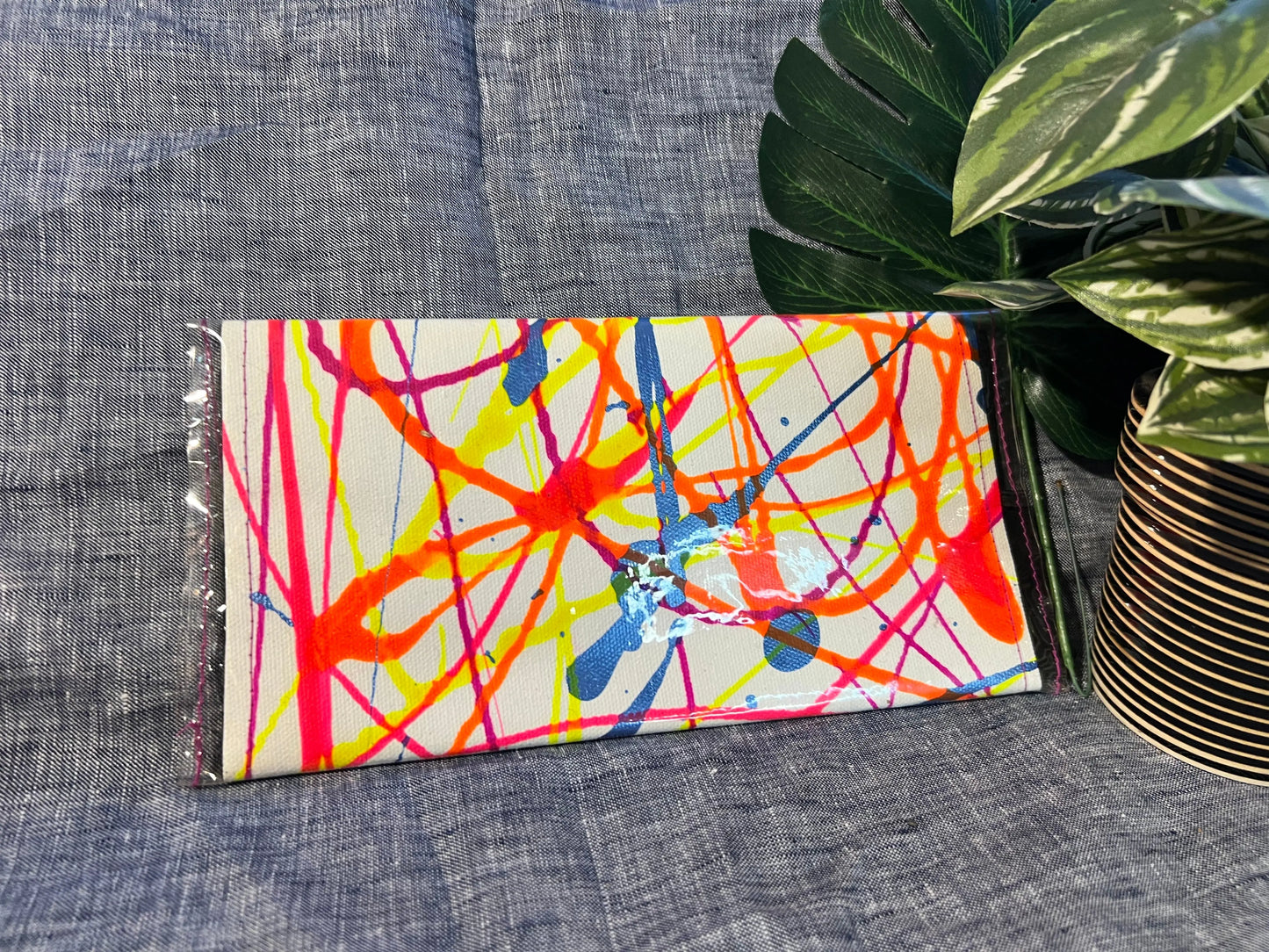 Small canvas clutch Simply Cuteness - Jewellery & Clutches