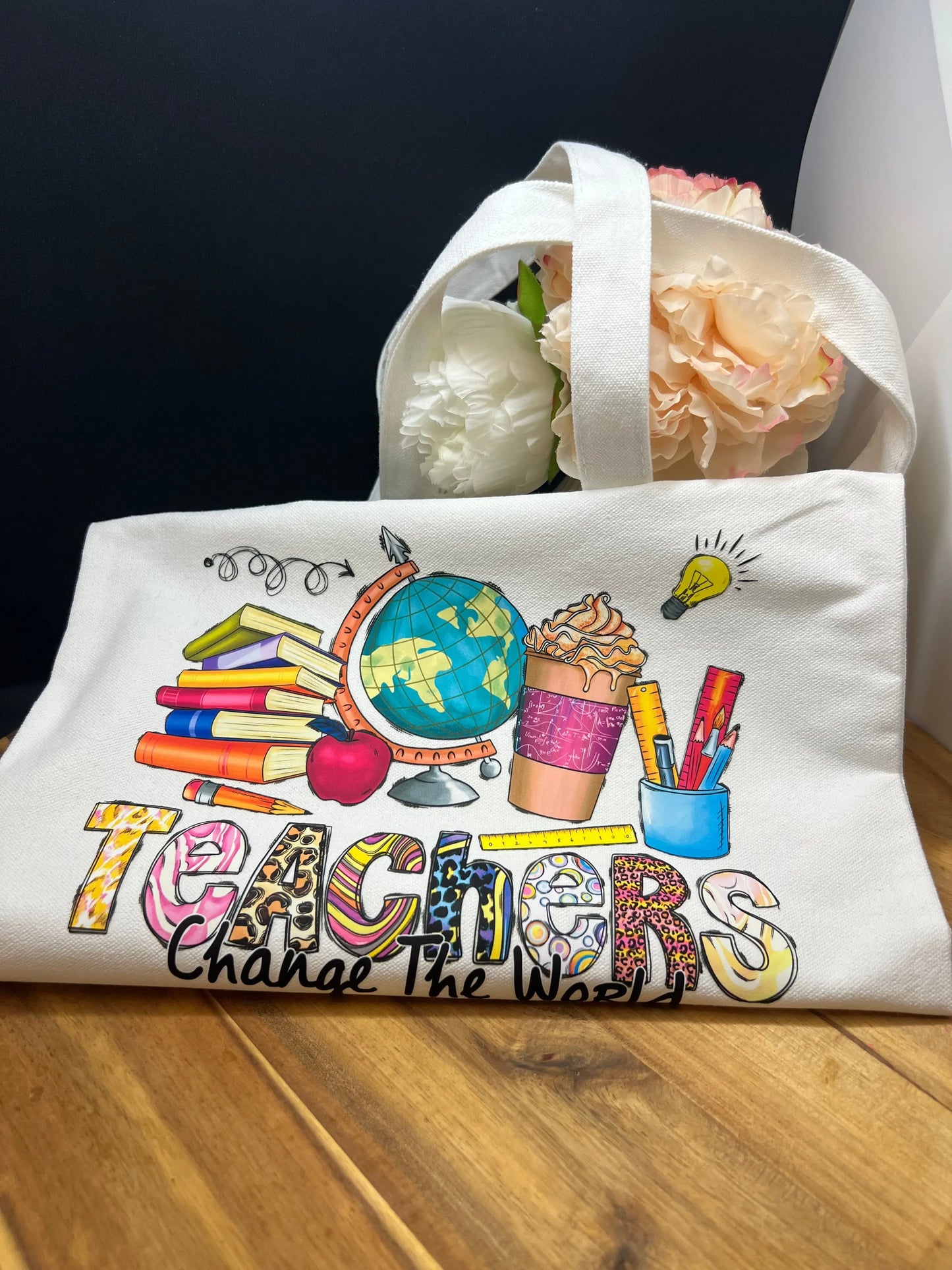 Canvas teacher tote The Teacher Collective