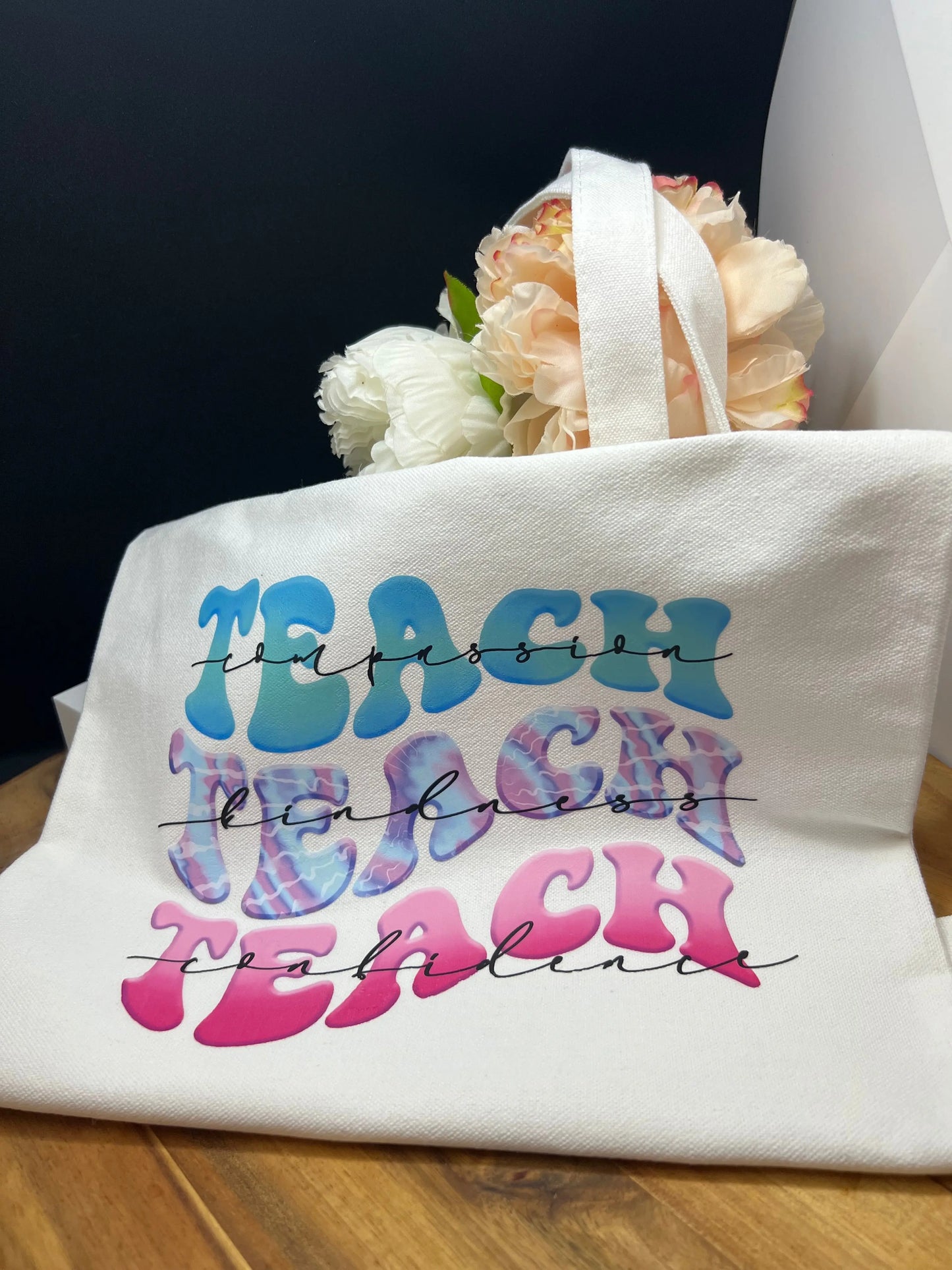 Canvas teacher tote The Teacher Collective