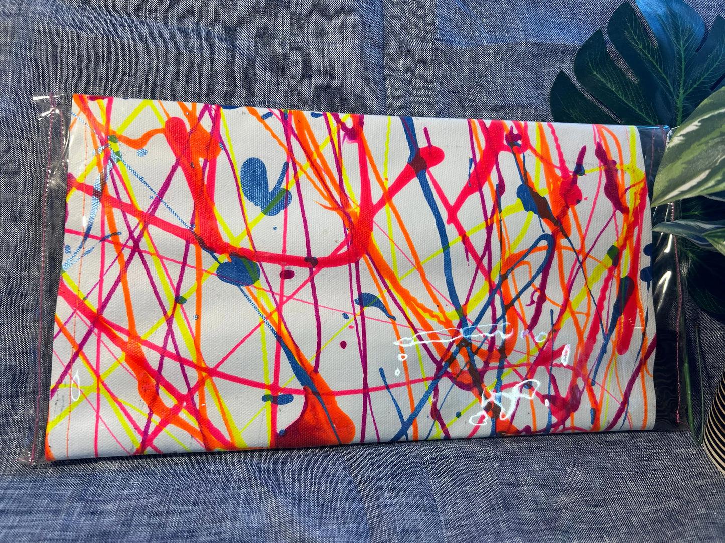 Large hand painted clutch bag Simply Cuteness - Jewellery & Clutches