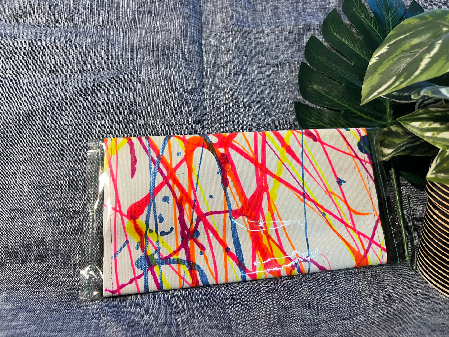 Small canvas clutch Simply Cuteness - Jewellery & Clutches