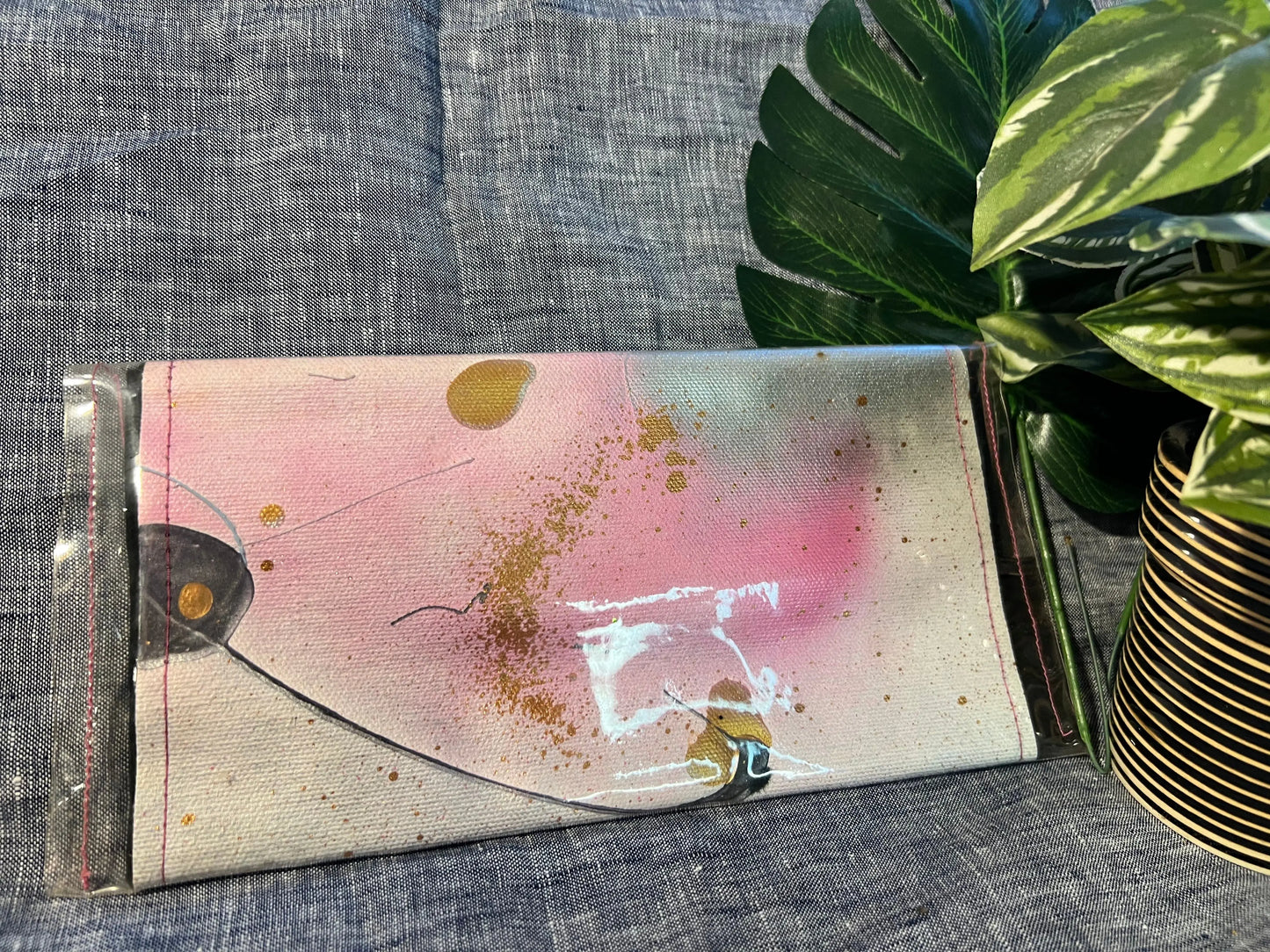 Small canvas clutch Simply Cuteness - Jewellery & Clutches