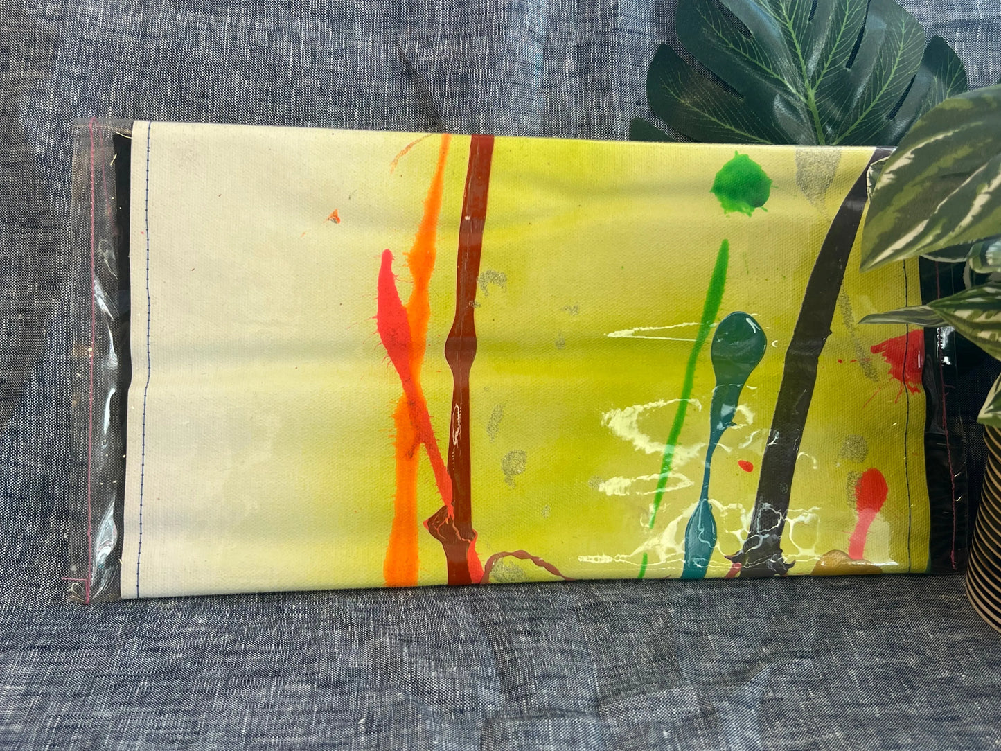 Large Canvas Clutch Bag Simply Cuteness - Jewellery & Clutches