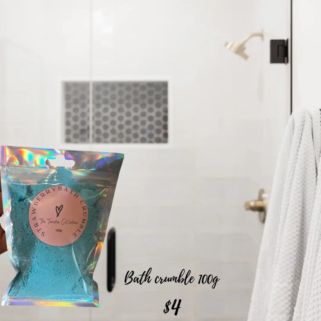 Strawberry Cheesecake bath crumble The Teacher Collective