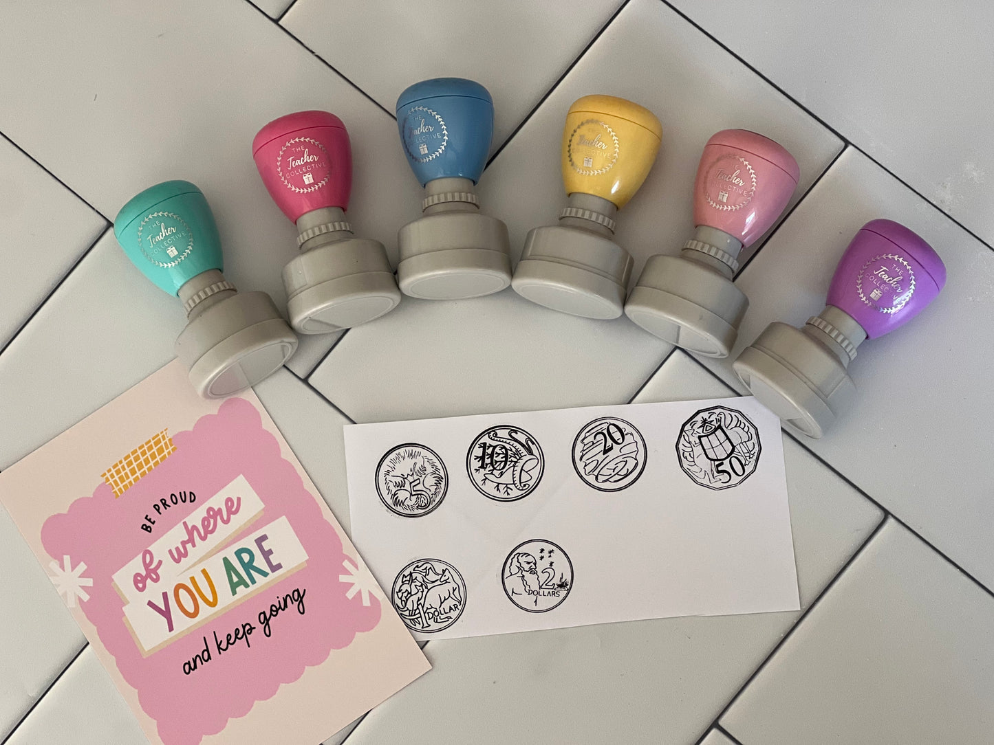 Australian coin stamp set
