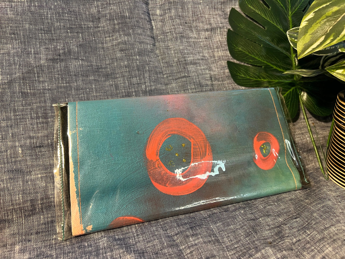 Small canvas clutch Simply Cuteness - Jewellery & Clutches