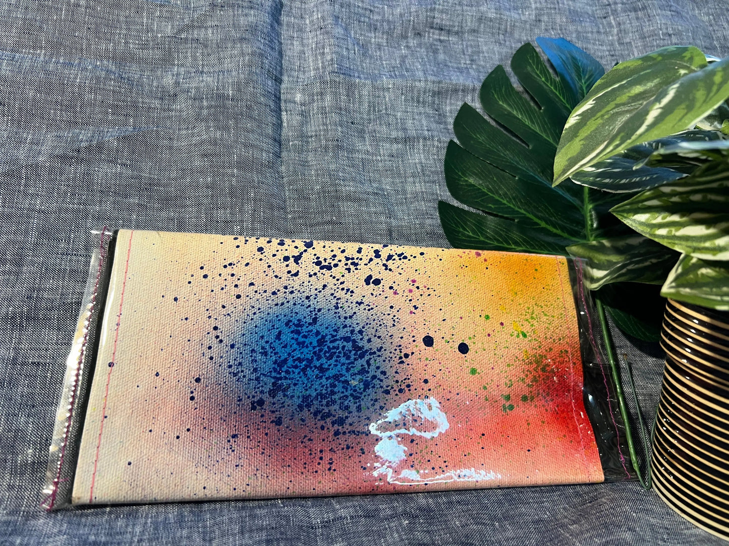 Small canvas clutch Simply Cuteness - Jewellery & Clutches