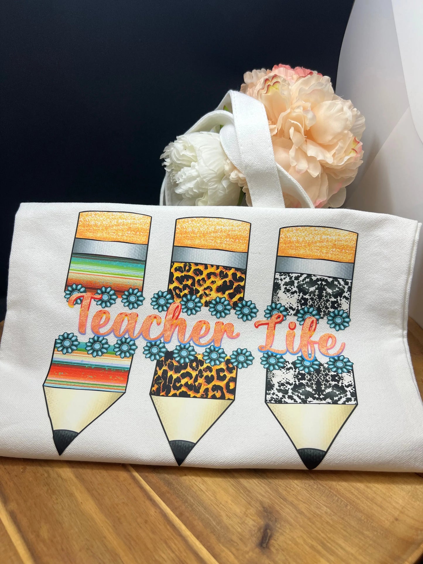 Canvas teacher tote The Teacher Collective