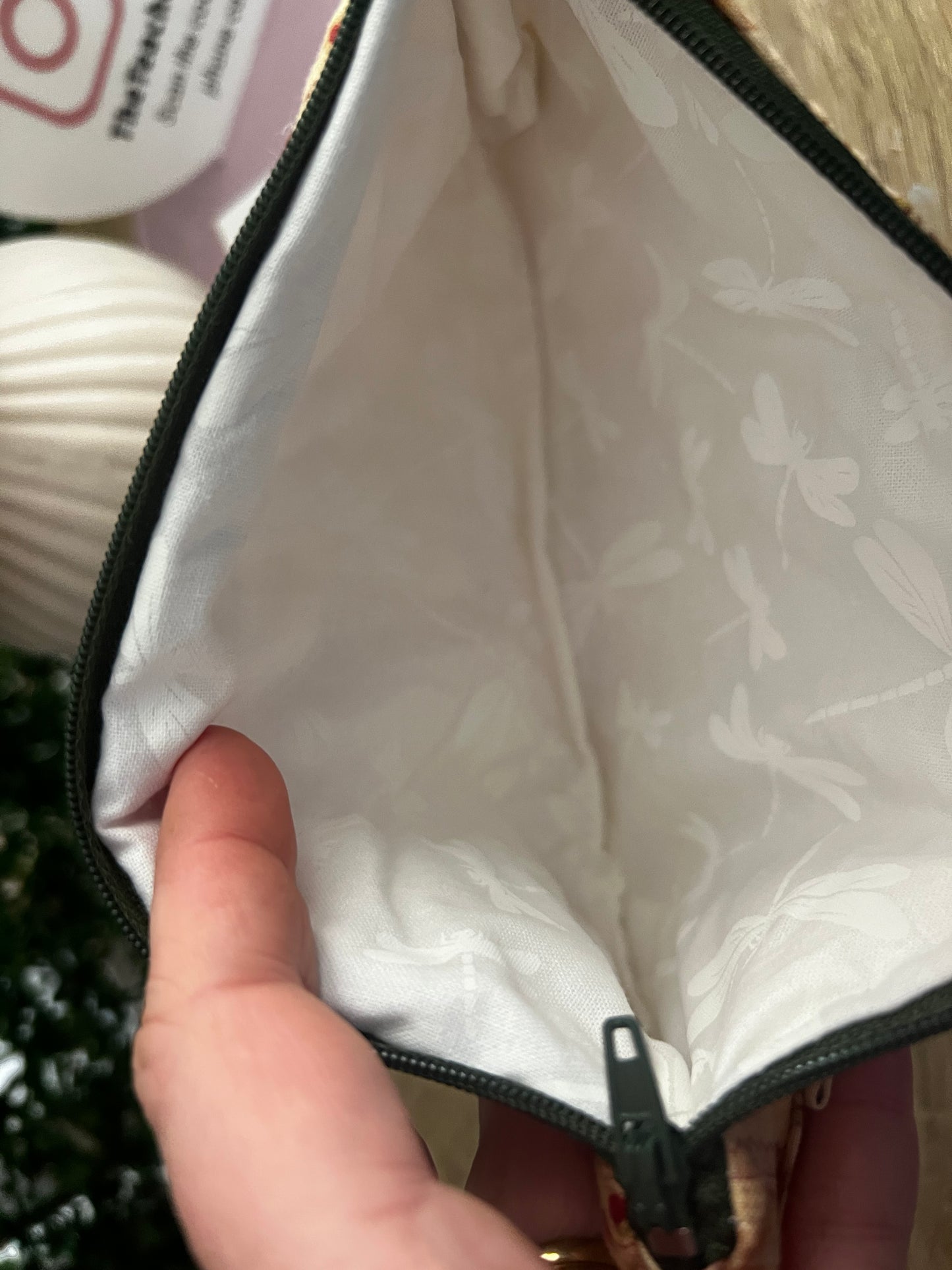 Ella Handmade Fabric Clutch /Australian Made