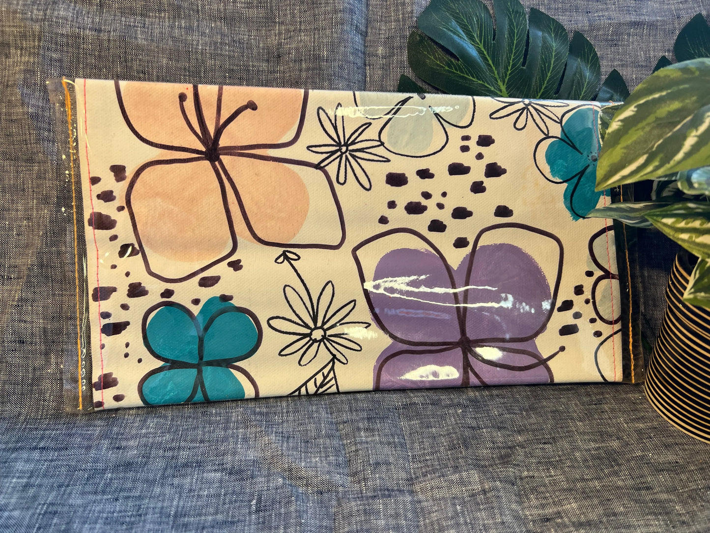 Large hand painted clutch bag Simply Cuteness - Jewellery & Clutches