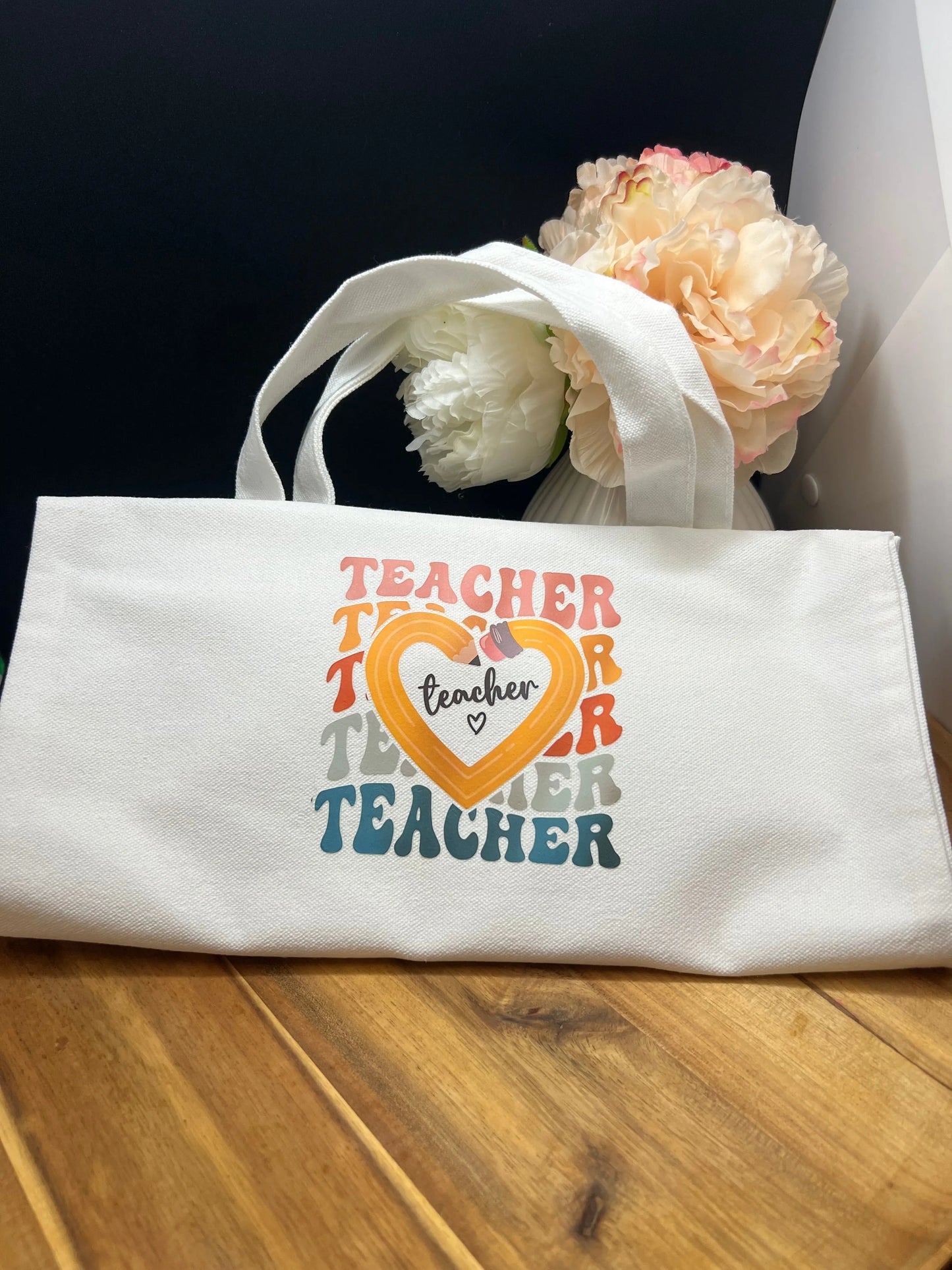 Canvas teacher tote The Teacher Collective