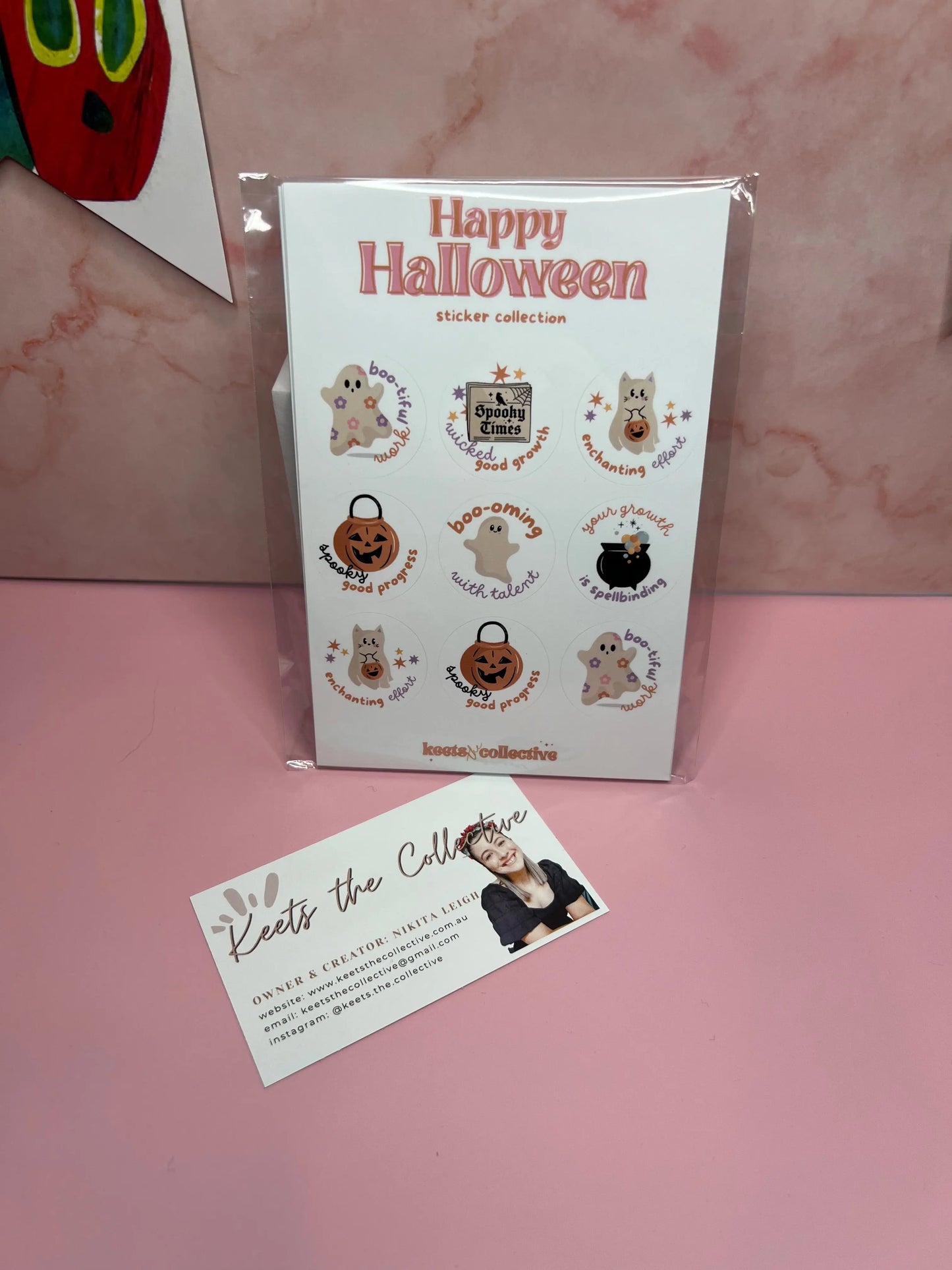 Halloween stickers The Teacher Collective