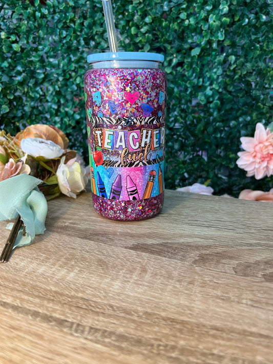 Glass snow globe tumbler The Teacher Collective