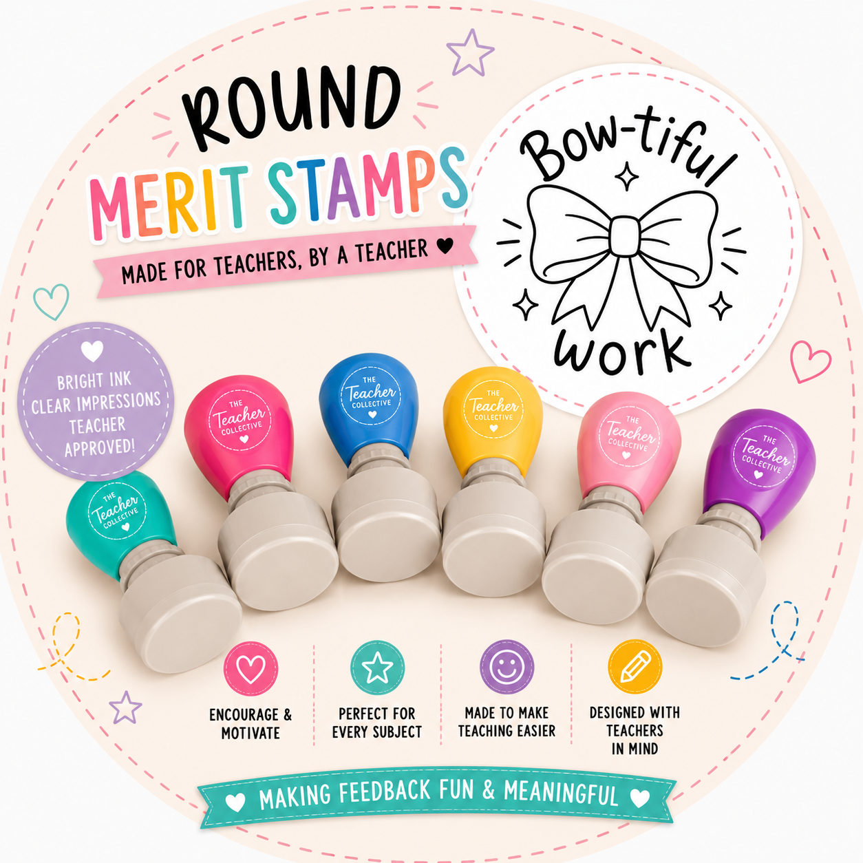 Bow-tiful stamp
