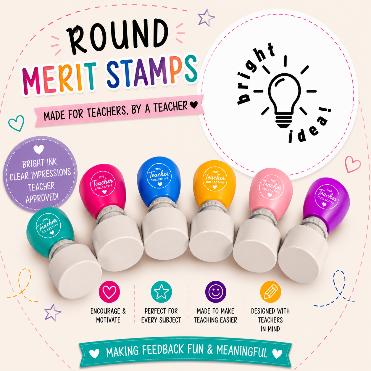 Bright idea stamp