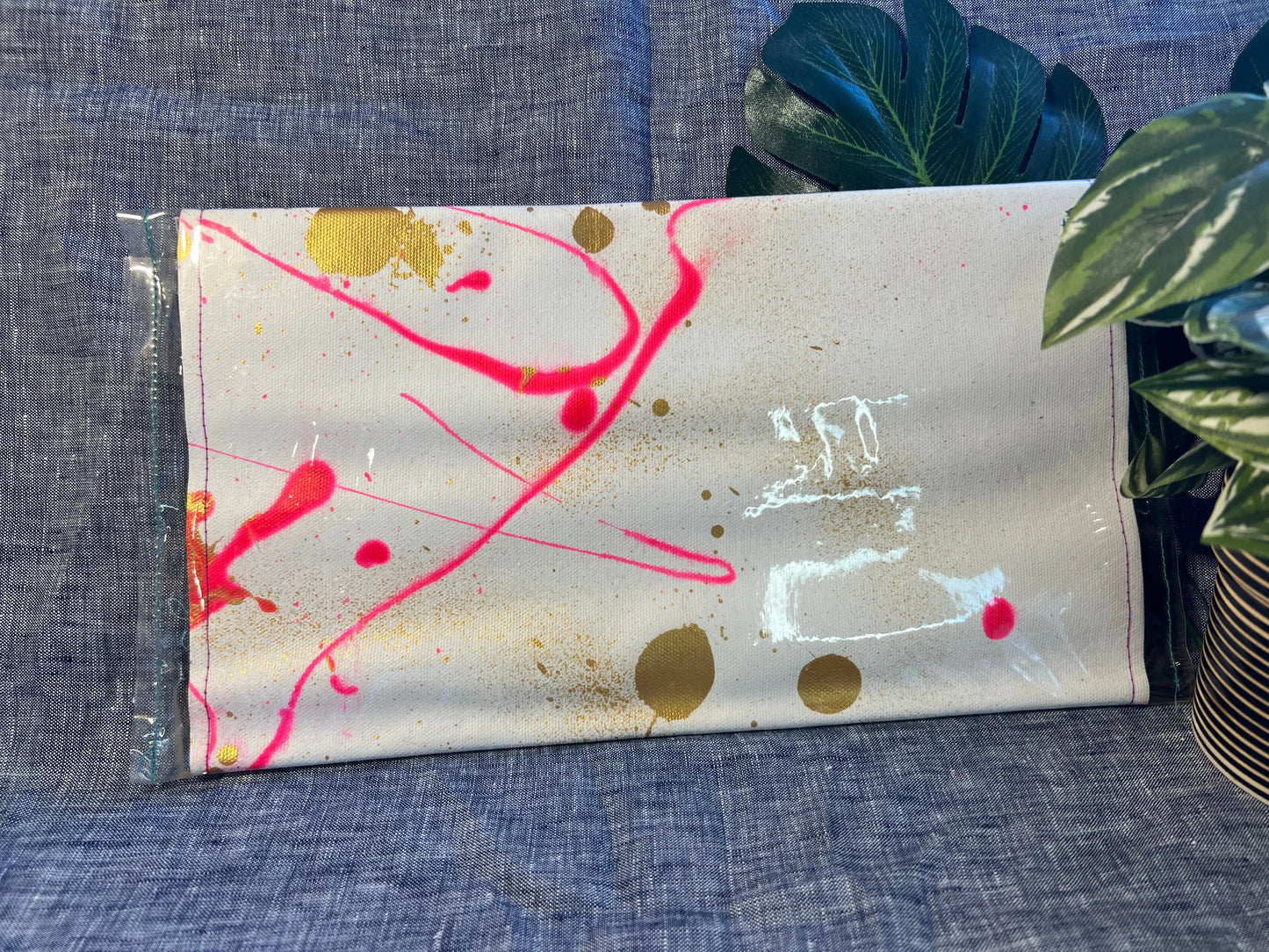 Large hand painted clutch bag Simply Cuteness - Jewellery & Clutches