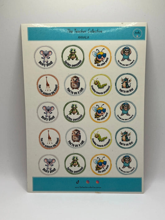 Animalia stickers The Teacher Collective