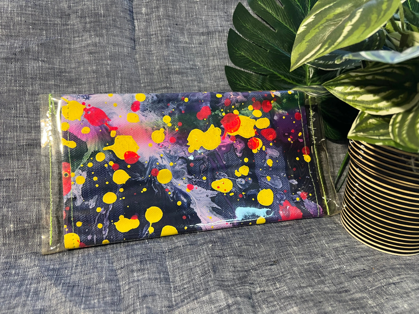 Small canvas clutch Simply Cuteness - Jewellery & Clutches