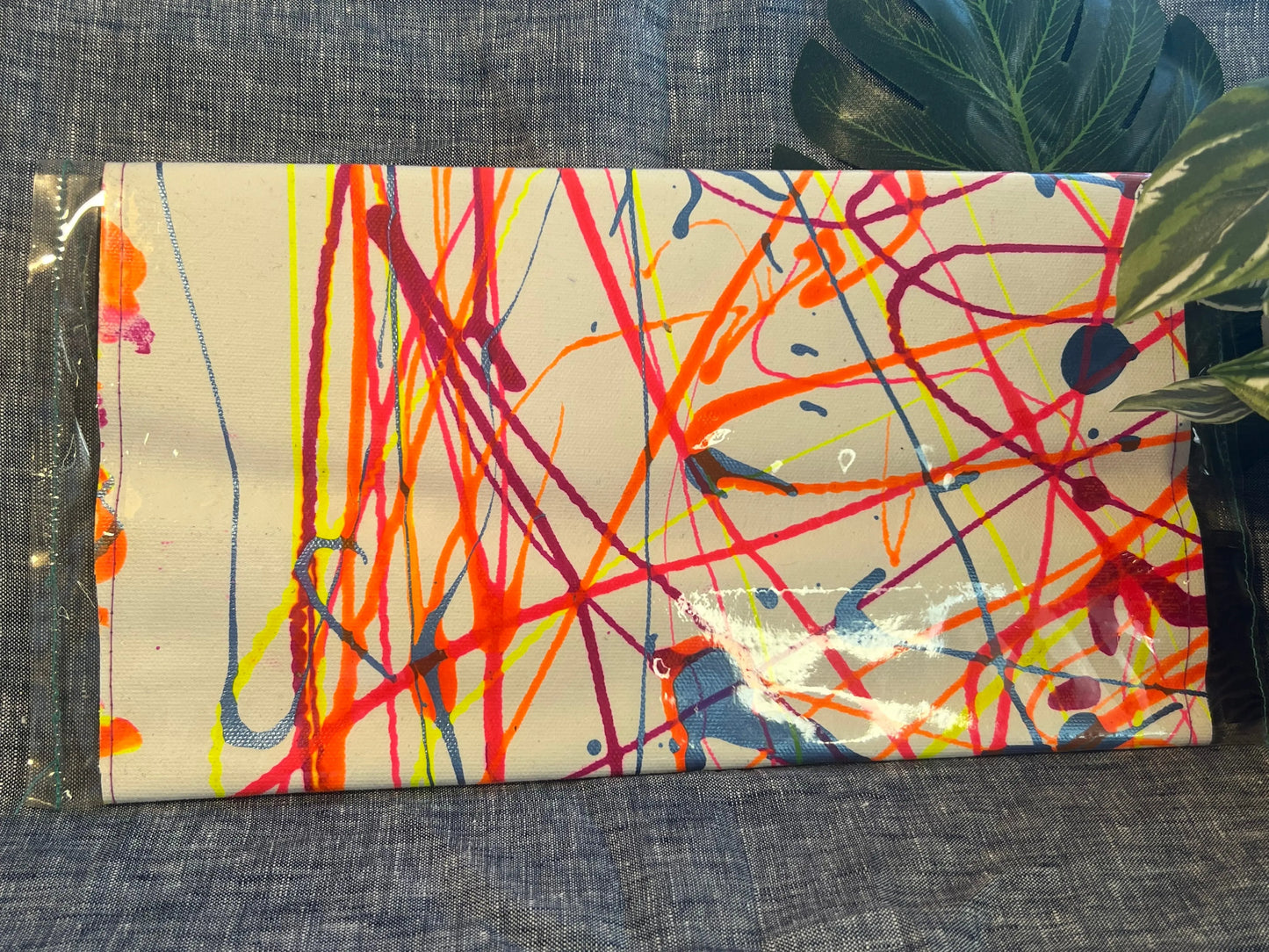 Large Canvas Clutch Bag Simply Cuteness - Jewellery & Clutches