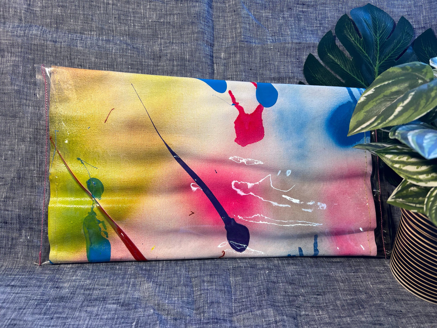Large hand painted clutch bag Simply Cuteness - Jewellery & Clutches