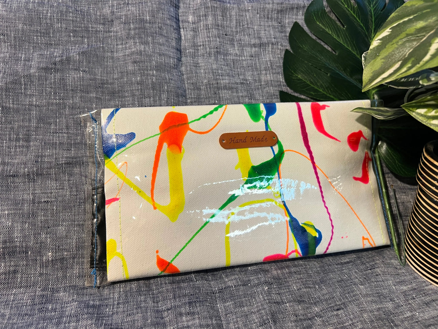 Small canvas clutch Simply Cuteness - Jewellery & Clutches