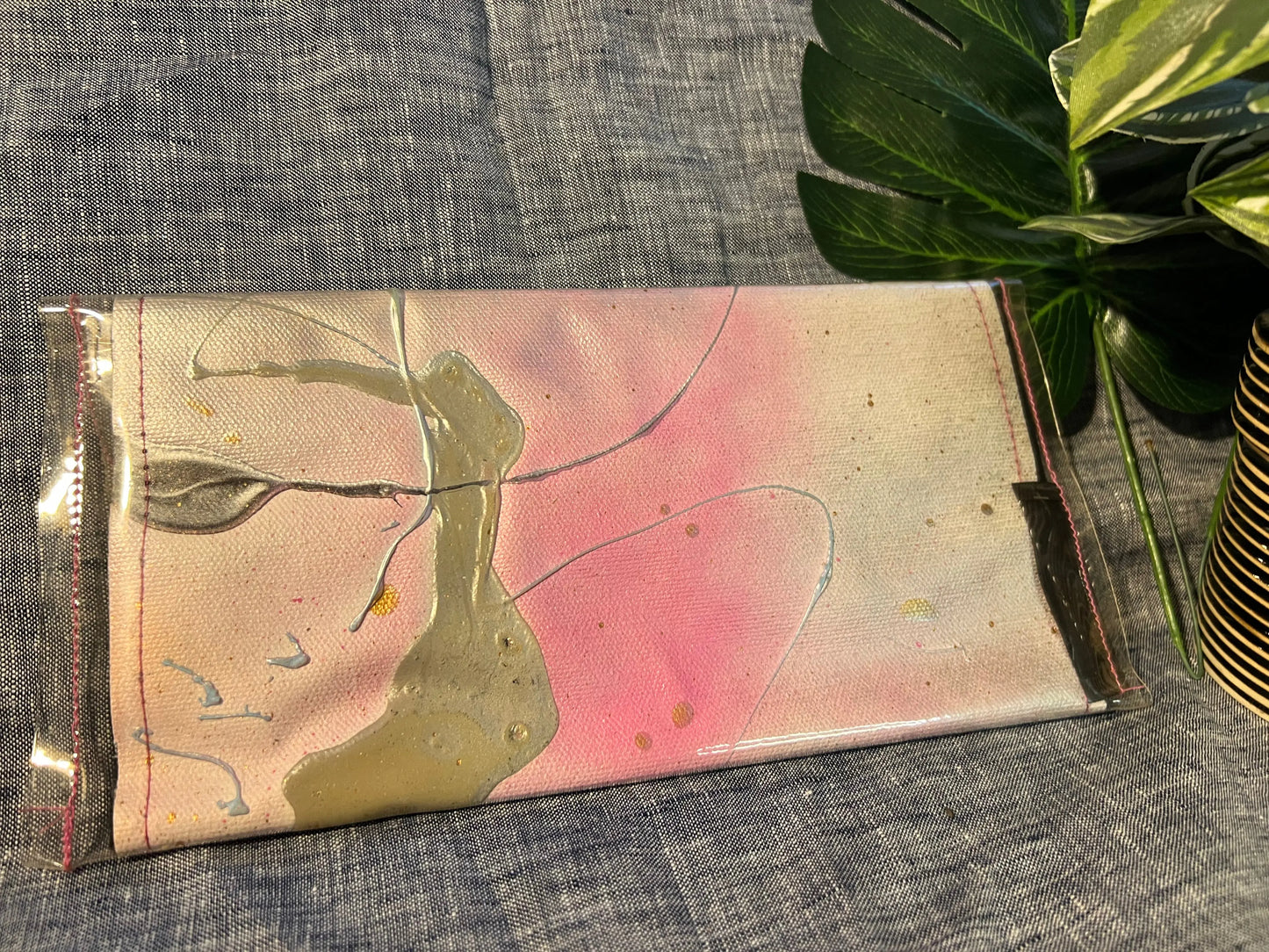 Small canvas clutch Simply Cuteness - Jewellery & Clutches