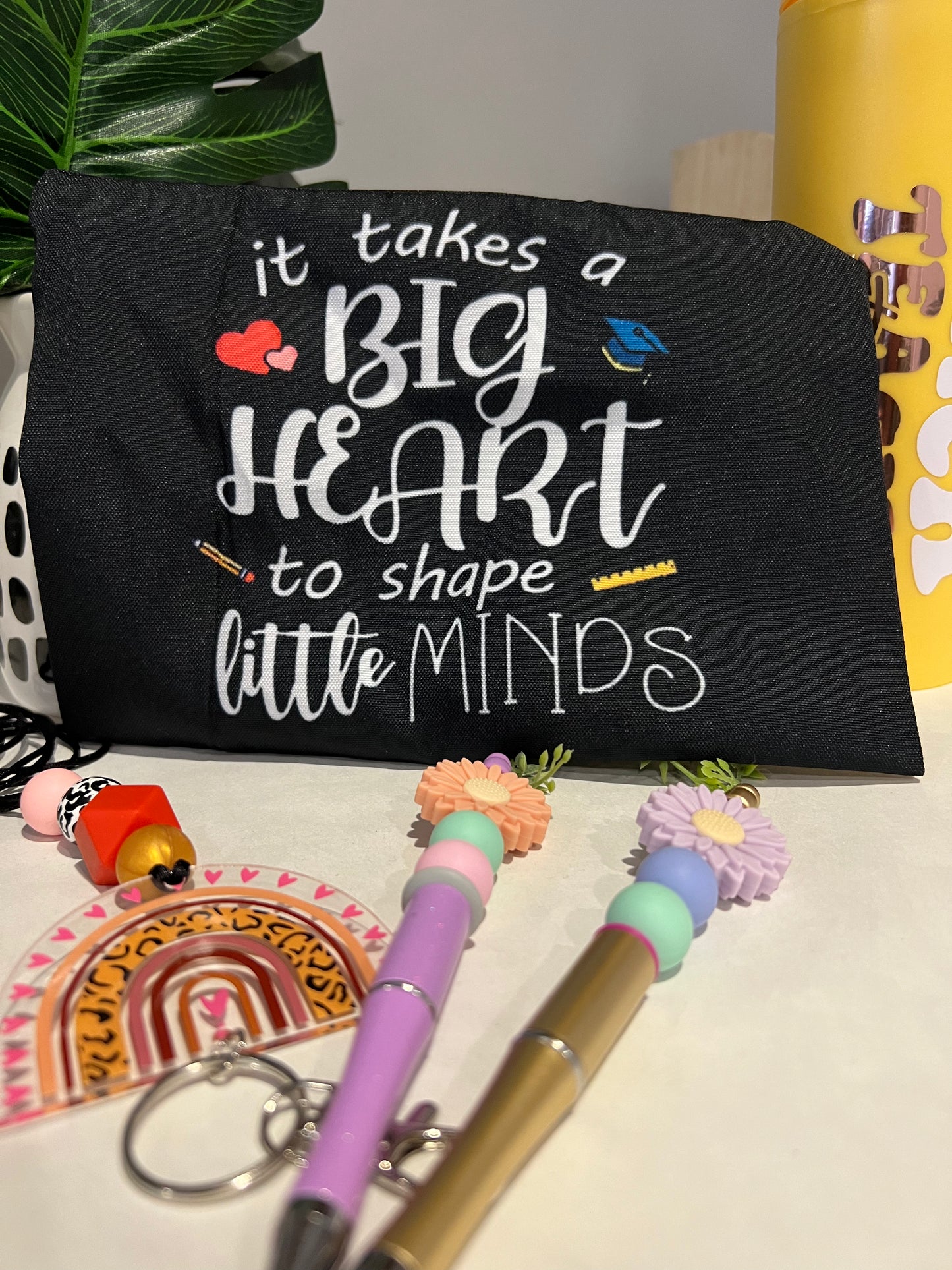 Black teacher pencil case The Teacher Collective