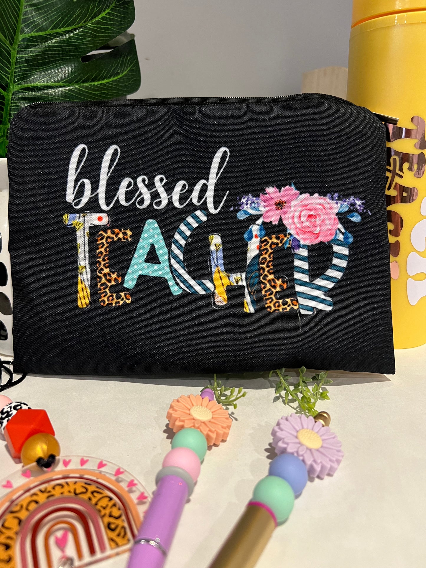 Black teacher pencil case The Teacher Collective