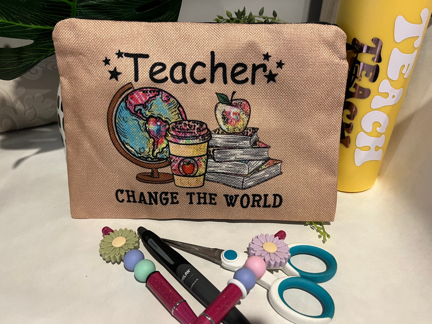 Imitation hemp pencil case The Teacher Collective