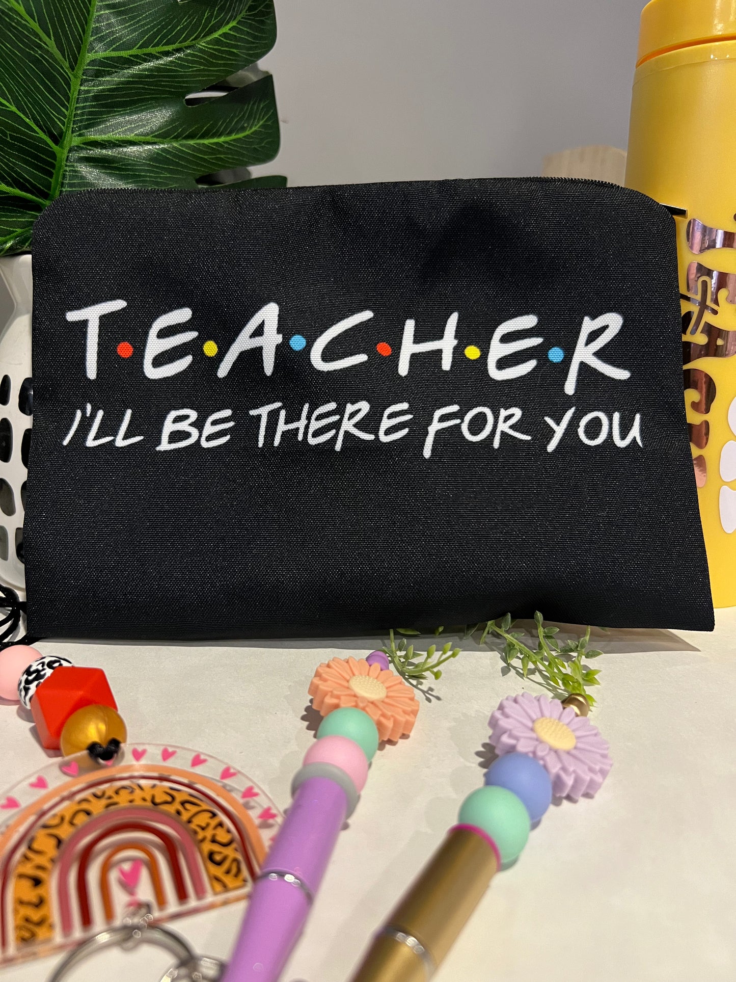 Black teacher pencil case The Teacher Collective