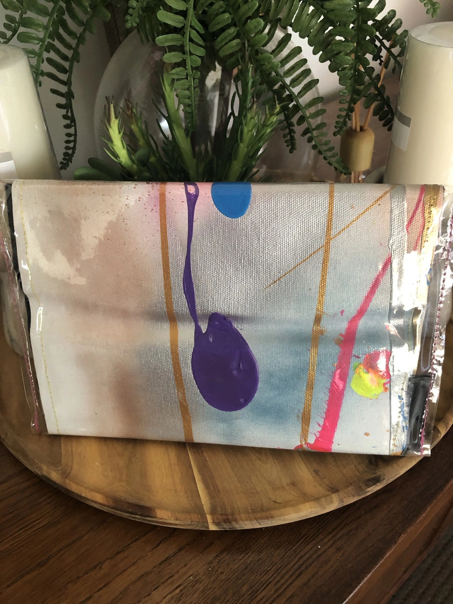 𝑀𝑒𝑑𝑖𝑢𝑚 𝐶𝑎𝑛𝑣𝑎𝑠 𝐶𝑙𝑢𝑡𝑐ℎ Simply Cuteness - Jewellery & Clutches