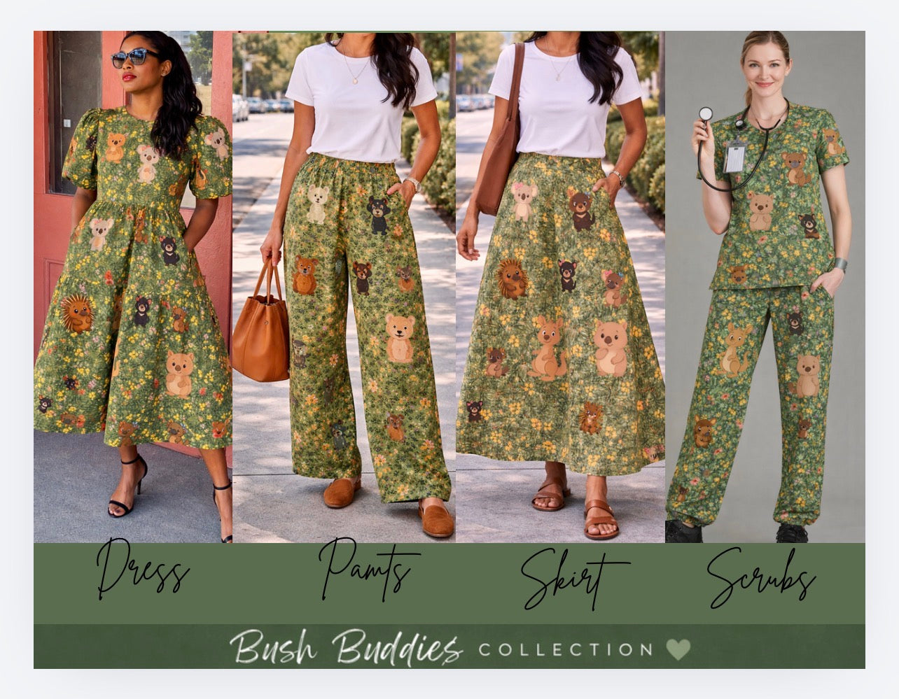 The Bush Buddies Clothing Collection