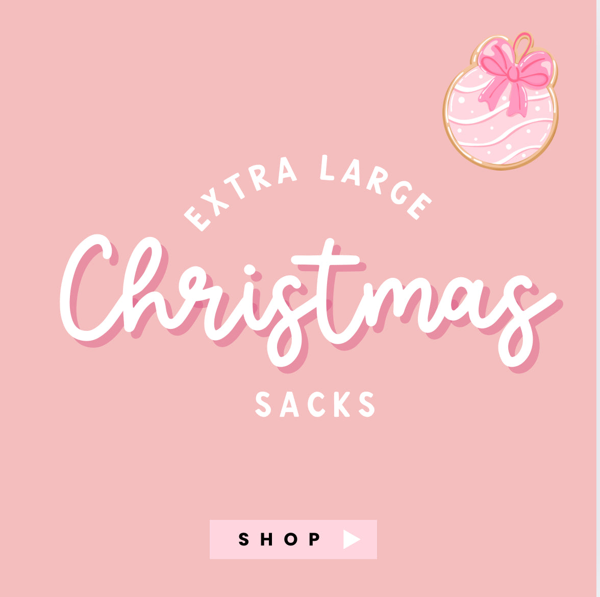 Extra large canvas Christmas sacks