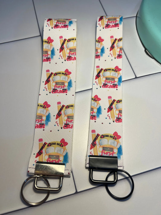 Flaux leather wristlet The Teacher Collective