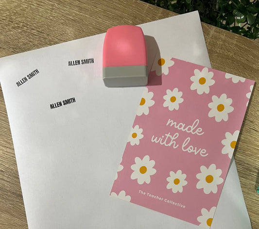 Clothing name stamp The Teacher Collective