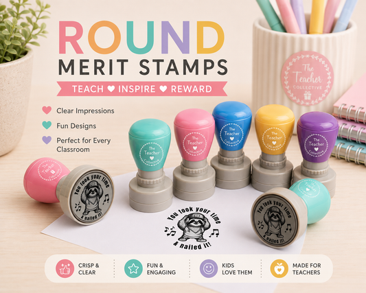 Custom teacher stamp - You took your time & nailed it