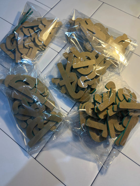 full set of acrylic letters The Teacher Collective