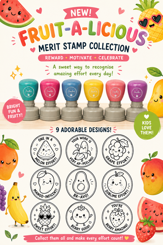 Fruit-a-licious stamp collection
